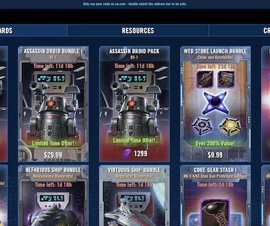 swgoh webstore