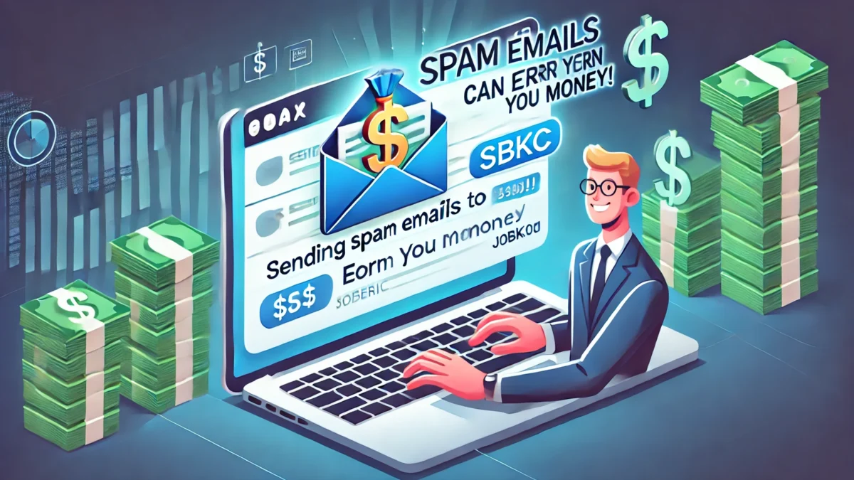 Sending Spam Emails to SBKC Can Earn You Money! Joberic.com