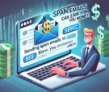 Sending Spam Emails to SBKC Can Earn You Money! Joberic.com